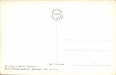 La POSTAL Ventimiglia de la VENDIMIA confina Italo Francese Ponte S Luis