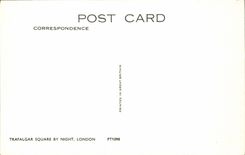 MODERN CARD Trafalgar Public garden by Might London