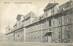 CPA Escorial Fachada Principal del Monasterio