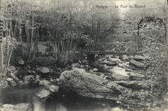VINTAGE POSTCARD Hoegne the Bridge of Renaed