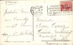 Quattro Cavalli de Venezia I de la POSTAL de la VENDIMIA en el sulla Basilica di S Marco E Torre LED Orologio del bronzo