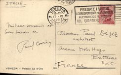 VINTAGE POSTCARD Venezia Palazzo Ca D Oro