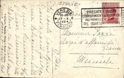 VINTAGE POSTCARD Venezia G Bellini Angelo