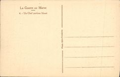 La POSTAL de la VENDIMIA la guerra en Marruecos un jefe en favor hiere Militaria