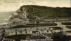 VINTAGE POSTCARD Ilfracombe Capstone Hill Victoria House