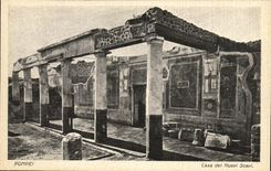 La POSTAL Pompeya de la VENDIMIA puso el dei Nuovi Scavi