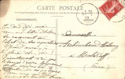 CPA Apres le Bal Femme