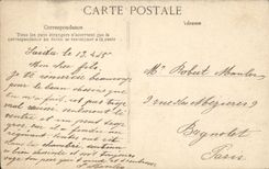 Escenas y tipos de la POSTAL de la VENDIMIA el rezo del camello de los servicios