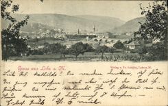 VINTAGE POSTCARD Gurss Aus Lohr