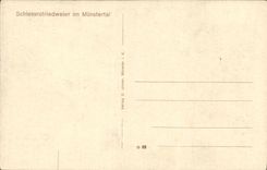 VINTAGE POSTCARD Schiessrotriedweier im Munstertal