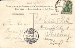 VINTAGE POSTCARD Wasserfall Nideck Cascades