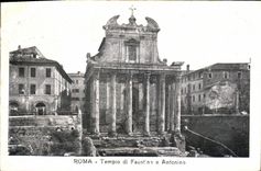 CPA Roma Tempio di Faustina e Antonino