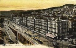 Bulevar de Argel de la POSTAL de la VENDIMIA de la república