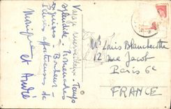 VINTAGE POSTCARD Stockholm Fran Stadshustradgarden