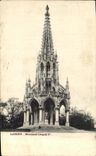 VINTAGE POSTCARD Laeken Leopold Monument 1st