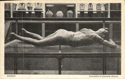 POSTAL Pompeya Impronta di Giovane Gave de la VENDIMIA