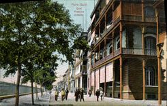 POSTAL Port Saïd Quay Francois Jose Egipto de la VENDIMIA