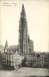 POSTAL Amberes Belgica de la VENDIMIA la catedral