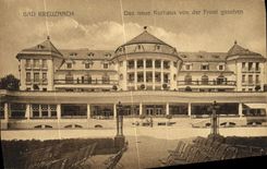 VINTAGE POSTCARD Bad Kreuznach Das neue Kurhaus Von DER Gesehen Face
