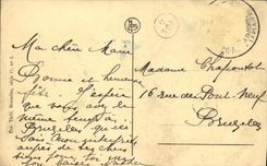 VINTAGE POSTCARD Knocke Zoute