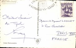 VINTAGE POSTCARD Igls in the Tirol