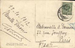 VINTAGE POSTCARD Venezia Libreria Loggeito