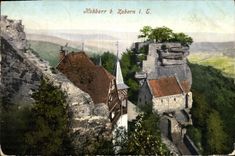 VINTAGE POSTCARD Hohbarr B Zabern