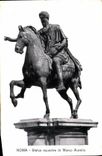 CPA Roma Statua equestre di Marco Aurelio