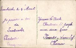 VINTAGE POSTCARD Saarbritcken Krunkenhaus Wintertierg