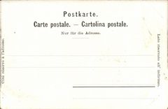 VINTAGE POSTCARD Geneva Quay Of Mont Blanc Boat