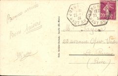 VINTAGE POSTCARD Hartmannswillerkopf National Monument Furnace bridge of the Fatherland