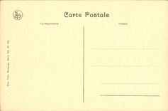 Jardin público de Amberes de la POSTAL de la VENDIMIA del Banco Nacional