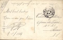 VENDIMIA POSTAL Amberes octubre de 1914 agosto