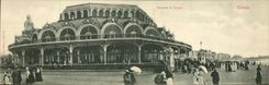 Two Part Card Ostend Panorama of Kursaal