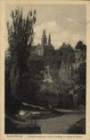 VINTAGE POSTCARD Luxembourg L aizette in Pled of the Rocks of the Glass of bier and L church St Michel