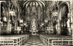 CPA Montserrat Interior de la Basilica