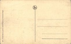 VINTAGE POSTCARD Bruges Qual Green Swans