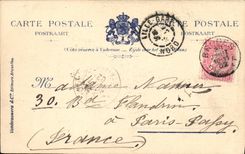 VINTAGE POSTCARD Bruges Hotel Gruuthuuse principal Quay