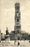 VINTAGE POSTCARD Bruges the Belfry and Rules Breydel and De Coninck