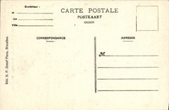 Púlpito de Bruselas de la POSTAL de la VENDIMIA de L iglesia co  Gudulia