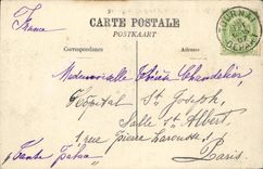 VINTAGE POSTCARD Brussels the Park and the Room of the Representatives