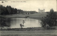 VINTAGE POSTCARD Beloeil the Castle and Park of Wood D Arlon