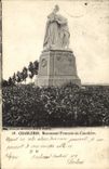 VINTAGE POSTCARD Charleroi French Monument with the Militaria Cemetery