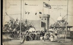 CPA Marco Casablanca Exposition franco marocaine 1915 entree generale