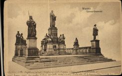 VINTAGE POSTCARD Worms Luther Denkmal