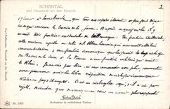 VINTAGE POSTCARD Schontal EIB Neustadt year der Hardt