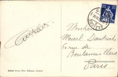 VINTAGE POSTCARD Castle of Chillon First Court