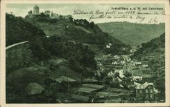 VINTAGE POSTCARD Schloss Burg put Unterburg
