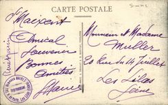 CPA Saint Maixent Entree de L Ecole Militaire et Salle d etude