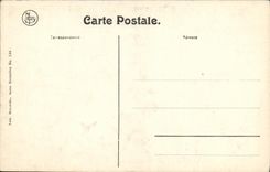 Puerta del ayuntamiento de Bruselas de la POSTAL de la VENDIMIA